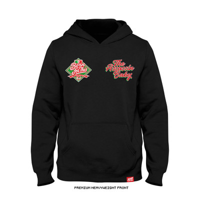Brandon Moreno 'AB Bobble Head' Heavyweight Hoodie (Black) — front