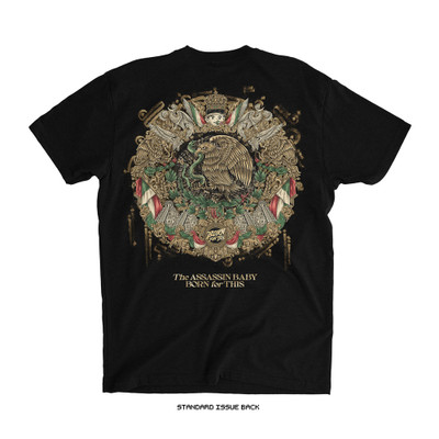 Brandon Moreno 'Mexico Querido' Tee (Black) — back
