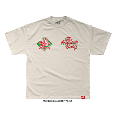 Brandon Moreno 'AB Bobble Head' Tee (Natural) — front