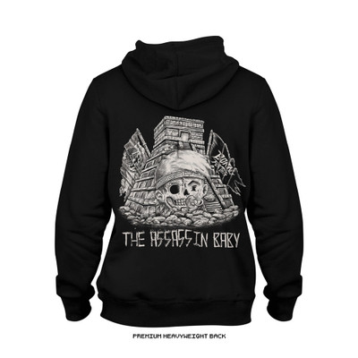 Brandon Moreno 'El Pyramide' Heavyweight Hoodie (Black) — back