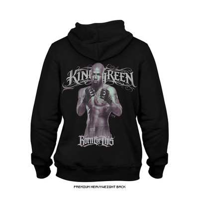 Bobby 'KING' Green 'WAR READY' Heavyweight Hoodie (Black) — back