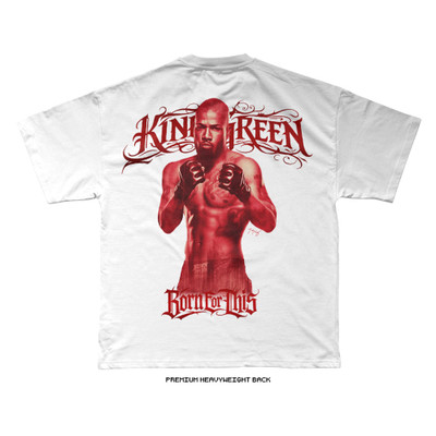 Bobby 'KING' Green 'WAR READY' Tee (White) — back