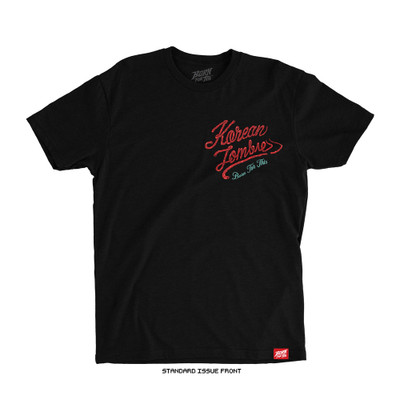 The Korean Zombie 'ZOMBIE SHAKA' T-Shirt (Black) — front