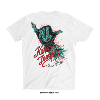 The Korean Zombie 'ZOMBIE SHAKA' T-Shirt (White) — back