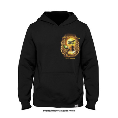 Raul Rosas Jr. 'Hasta La Victoria' Hoodie (Black) — front
