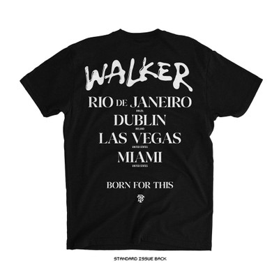 Johnny Walker 'THE JOURNEY' Tee (Black) — back