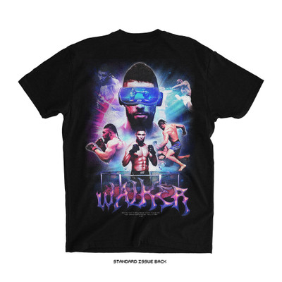 Johnny Walker 'VR COLLAGE' Tee (Black) — back