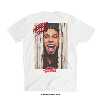 Johnny Walker 'HERE'S JOHNNY BIG BACK' Tee (White) — back