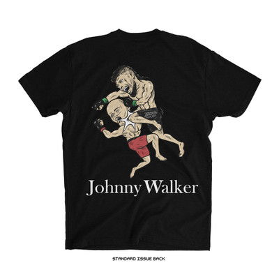 Johnny Walker 'ANIMATED' Tee (Black) — back