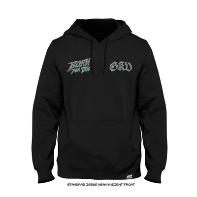 Gianni Vazquez 'UFC DEBUT' Heavyweight Hoodie (Black) — front