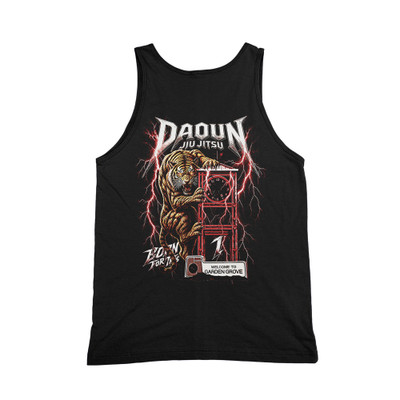 Born For This™ X Daoun Jiu Jitsu 'YEAR ONE' Tank Top (Black) — back