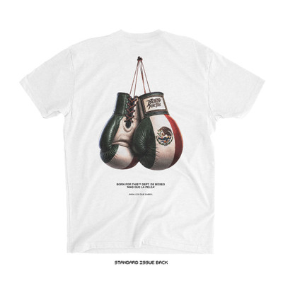 Dept. de Boxeo Mexico Boxing tee (White) — Standard Issue, back