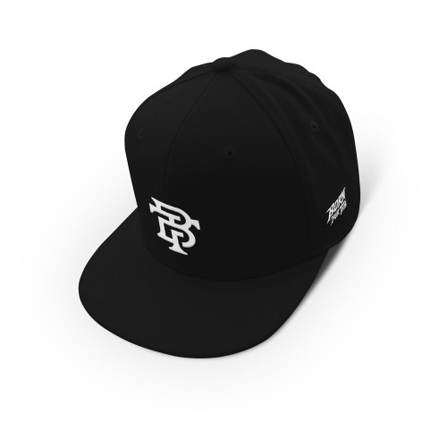 Born For This™ Monogram Logo Snapback (Black) — view 2