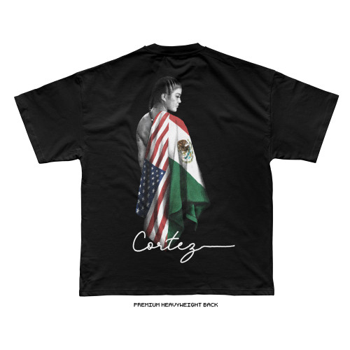 Tracy Cortez 'Root Flags' Tee (Black) — back