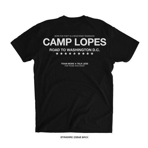 Diego Lopes 'CAMP LOPES' Tee (Black) — back