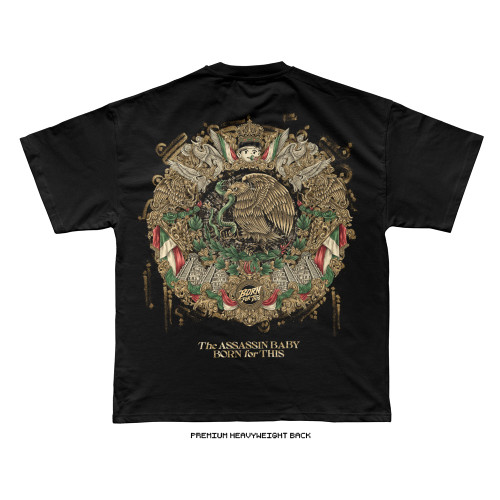Brandon Moreno 'Mexico Querido' Tee (Black) — back