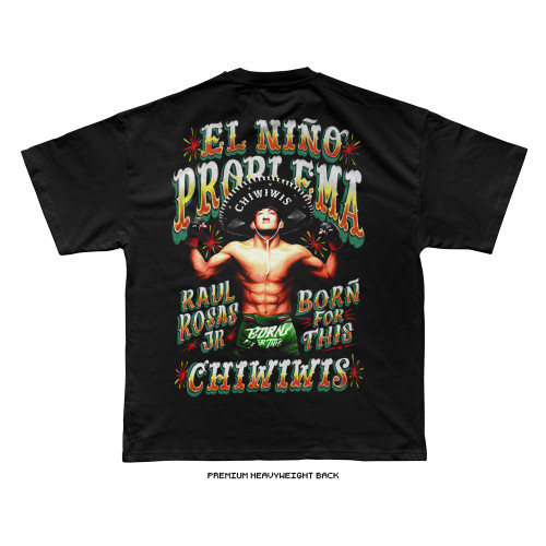 Raul Rosas Jr. 'El Niño Problema' Tee (Black) — back