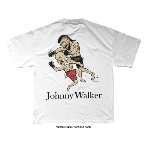 Johnny Walker 'ANIMATED' Tee (White) — back