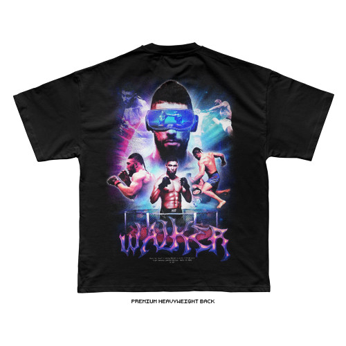 Johnny Walker 'VR COLLAGE' Tee (Black) — back