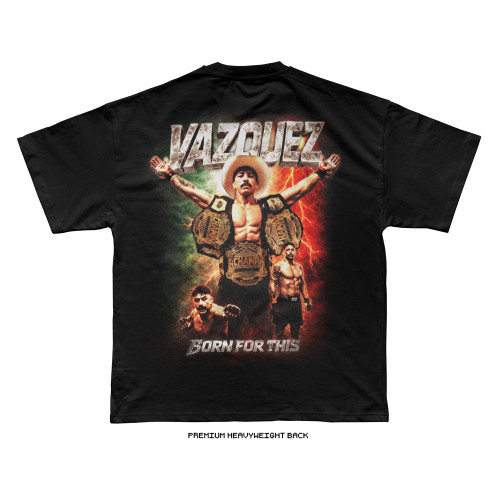 Gianni Vazques 'Combate Global May 9th MMXXVI' Tee (Black) — back