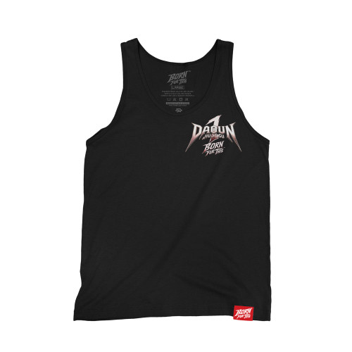 Born For This™ X Daoun Jiu Jitsu 'YEAR ONE' Tank Top (Black) — front
