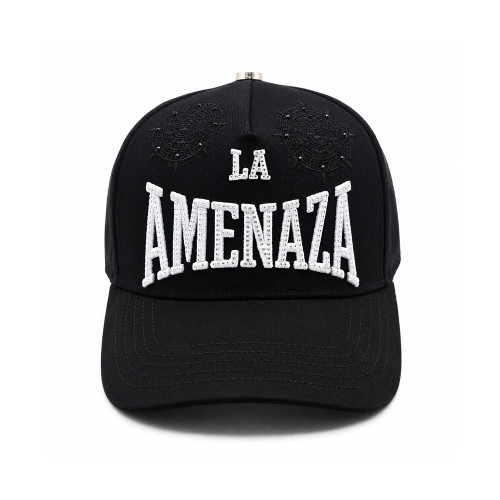 Born For This™ X La Amenaza Premium hat front image.