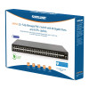 Intellinet 54-Port L2+ Fully Managed PoE+ Switch with 48 Gigabit Ports and 6 SFP+ Uplinks