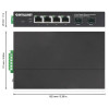 Intellinet Industrial 4-Port Gigabit Ethernet Switch with 2 SFP Ports
