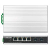 Intellinet Industrial 4-Port Gigabit Ethernet PoE+ Switch with 2 SFP Ports