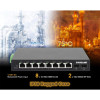 Intellinet Industrial 8-Port Gigabit Ethernet Switch with 2 SFP Ports