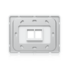 Ubiquiti UACC-WP-KEYSTONE-V-2P Universal Paintable 2-Port Keystone Wall Plate (4-Pack)