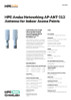 HPE Aruba Networking AP-ANT-311 Direct-Mount RP-SMA Tri-Band 1x1 Omni Dipole Antenna (S1F79A) | Indoor Wi-Fi 6E Access Point Antenna
