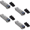 TRENDnet TEG-MGBS10/4 V4 4-Pack Single-Mode 1.25Gbps LC SFP Fiber Modules (10km)