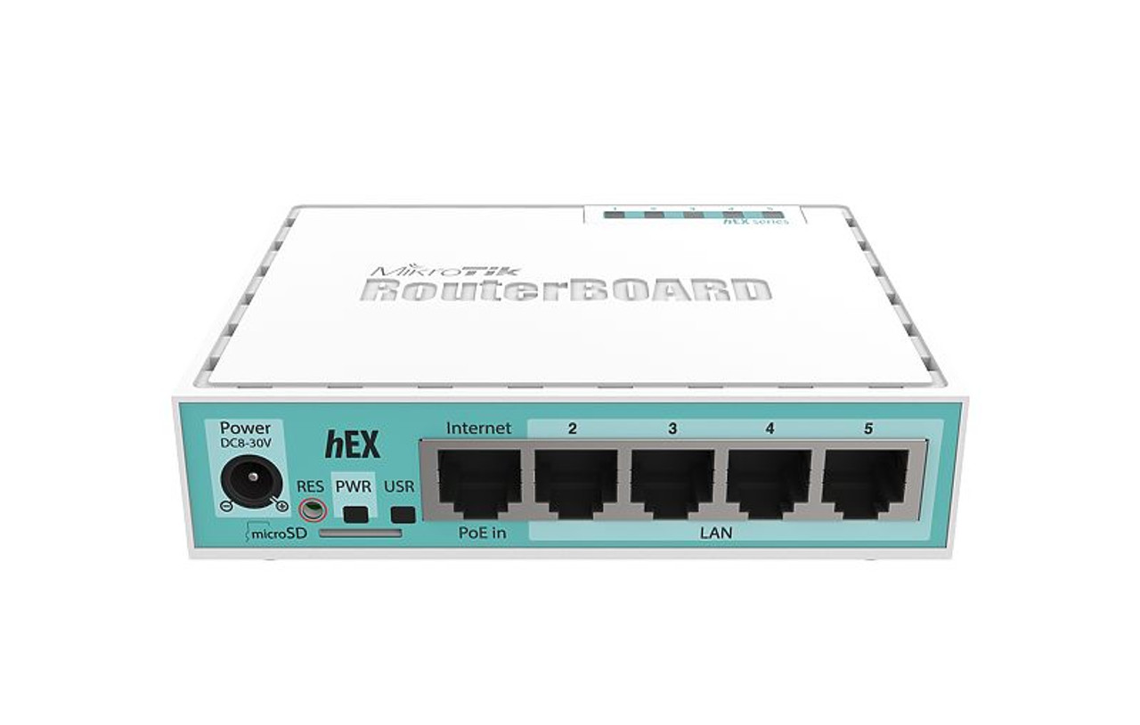tom forudsætning heroin Mikrotik hEX Ethernet Router RB750Gr3