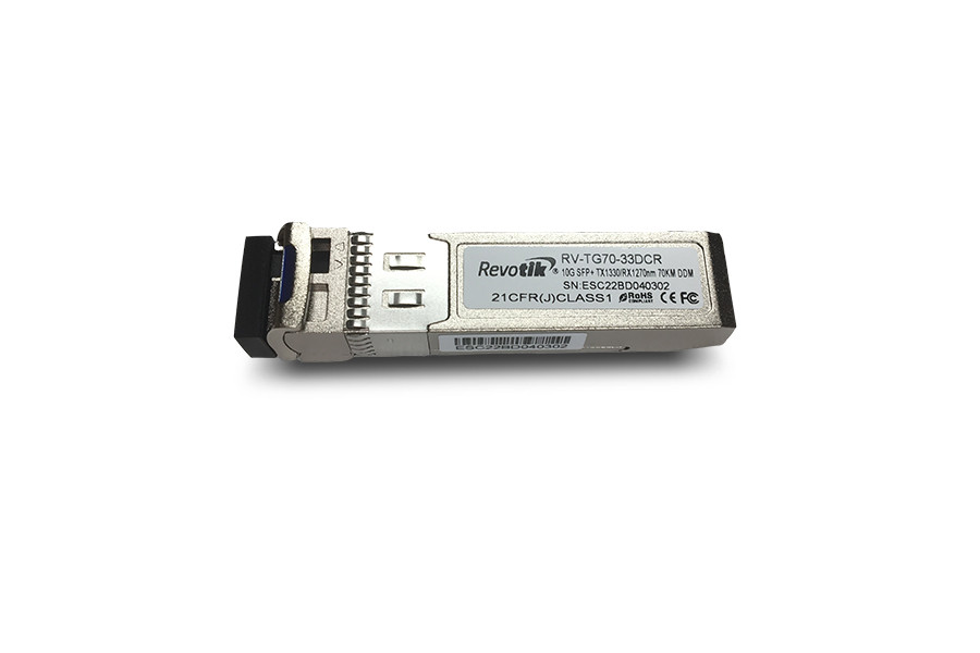 Revotik SFP+ 10G Uni Directional 70KM Single Fiber tx1330/rx1270nm LC DDM