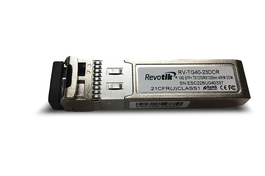 Revotik SFP+ 10G Bi Directional 40KM Single Fiber tx1270/rx1330nm LC DDM