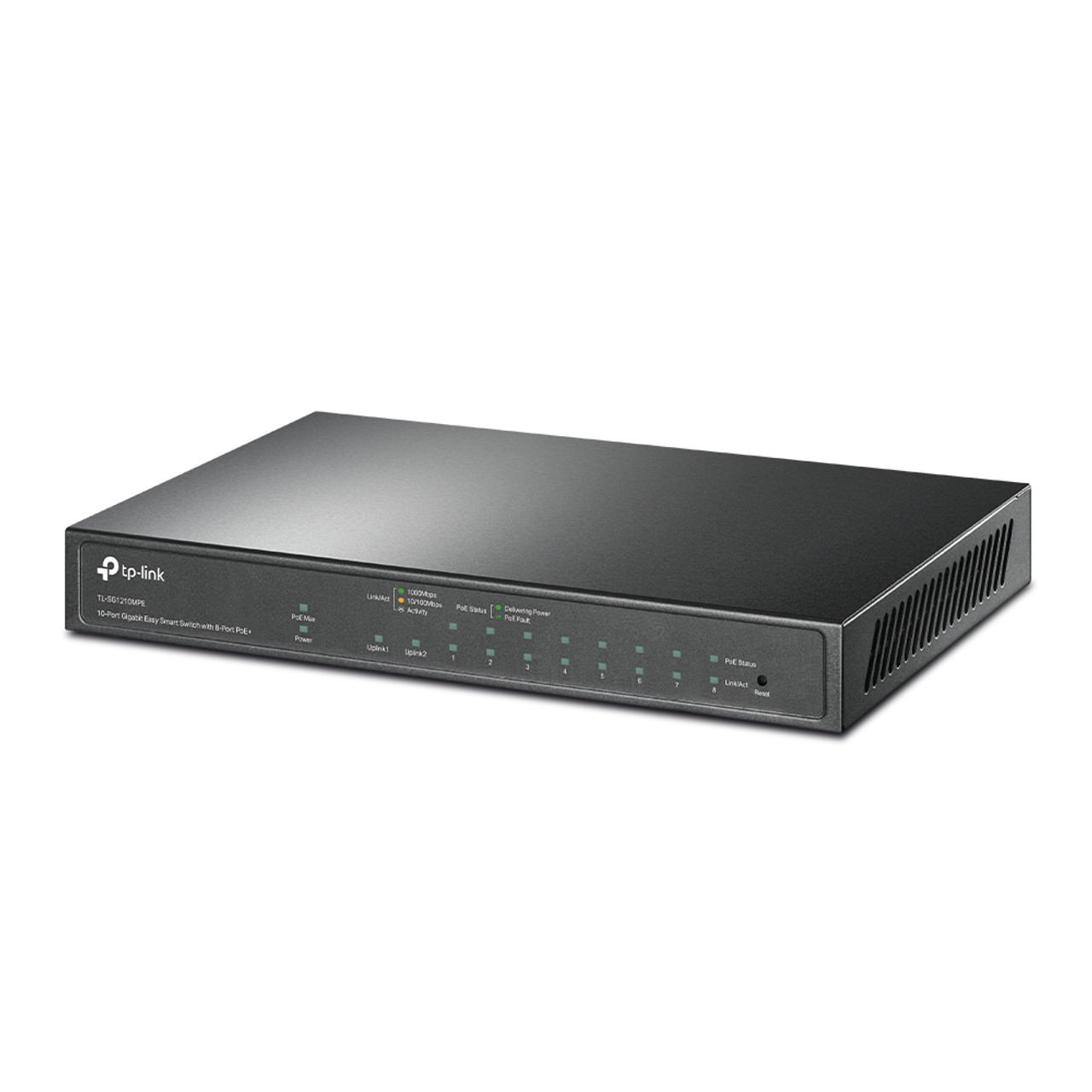 TP-Link 10ポートGigabitスイッチ TL-SG1210PP TL-SG1210PP | 10-Port Gigabit Desktop Switch with 6-Port