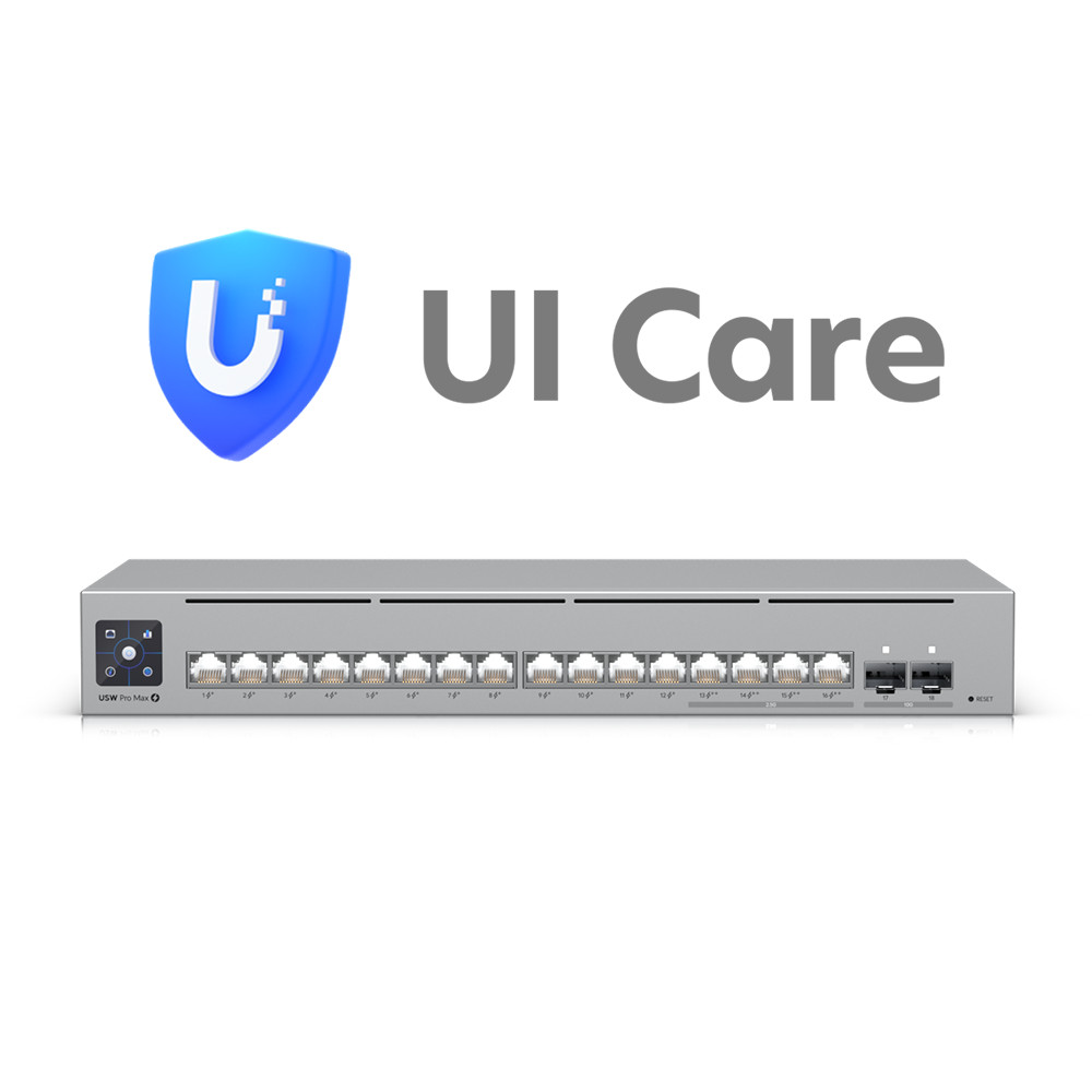 Ubiquiti Networks UICARE-USW-Pro-Max-16-PoE-D UI Care for Ubiquiti Networks UICARE-USW-Pro-Max-16-PoE-D UI Care for