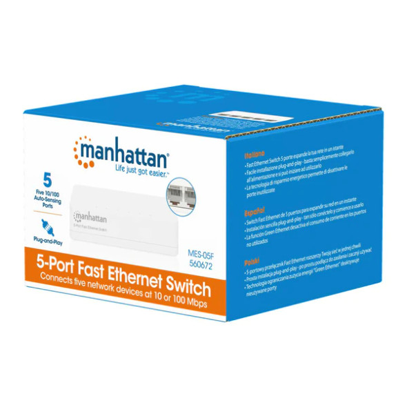 Manhattan 5-Port Fast Ethernet Switch