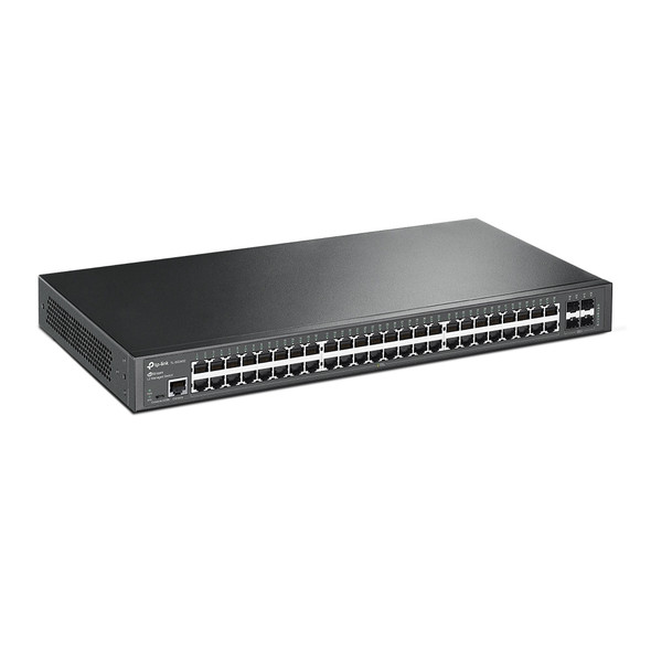 TP-Link JetStream 48-Port Gigabit L2 Managed Switch with 4 SFP Slots TP-Link JetStream 48-Port Gigabit L2 Managed Switch with 4 SFP Slots