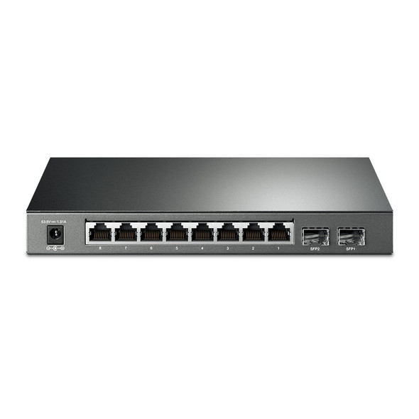 TP-Link JetStream 8-Port Gigabit Smart PoE+ Switch with 2 SFP Slots