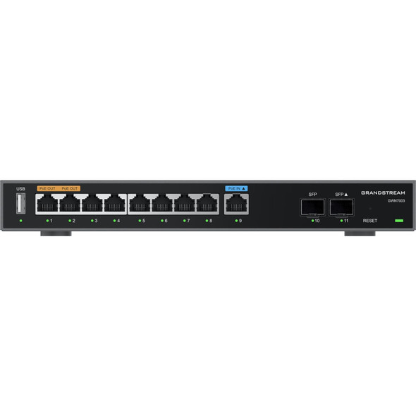 GRANDSTREAM NETWORKS GWN7003 GIGABIT ROUTER 9XGB 2XSFP