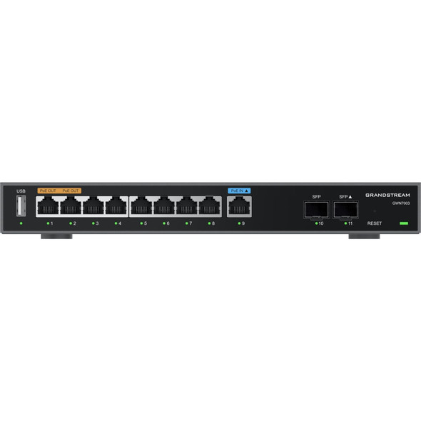 GRANDSTREAM NETWORKS GWN7003 GIGABIT ROUTER 9XGB 2XSFP GRANDSTREAM NETWORKS GWN7003 GIGABIT ROUTER 9XGB 2XSFP