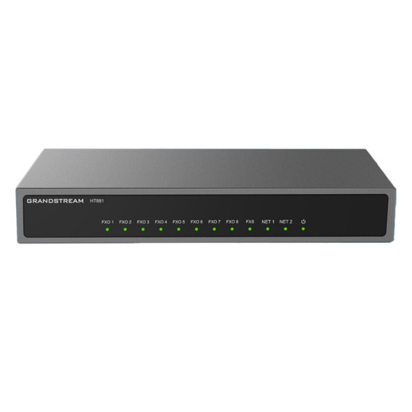 GRANDSTREAM NETWORKS HT881 FXO GATEWAY 8XFXO 1XFXS