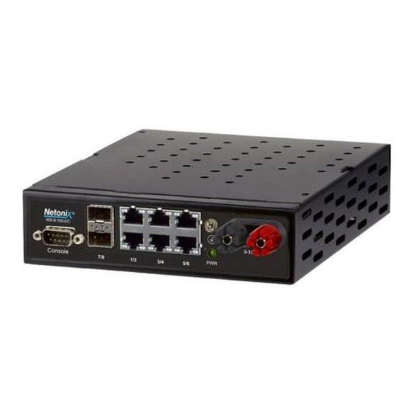 NETONIX WS-8-150-DC 8 PORT MANAGED POE SWITCH DC 150W