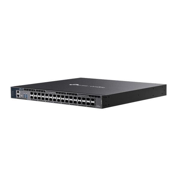 TP-Link SX6632YF Omada 26-Port 10G Stackable L3 Managed Aggregation Switch with 6 25G Slots TP-Link SX6632YF Omada 26-Port 10G Stackable L3 Managed Aggregation Switch with 6 25G Slots