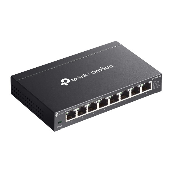TP-Link DS108G-M2 Omada 8-Port 2.5G Multi-Gigabit Unmanaged Desktop Switch