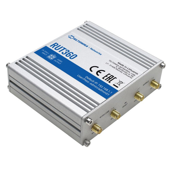 Teltonika RUT360100100 RUT360 LTE Cat6 Router US/CAN