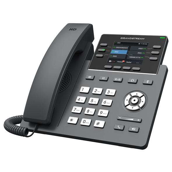 Grandstream GRP2613W 6 Lines 6 SIP Accts PoE+ GigE WiFI 2.8in Screen Grandstream GRP2613W 6 Lines 6 SIP Accts PoE+ GigE WiFI 2.8in Screen