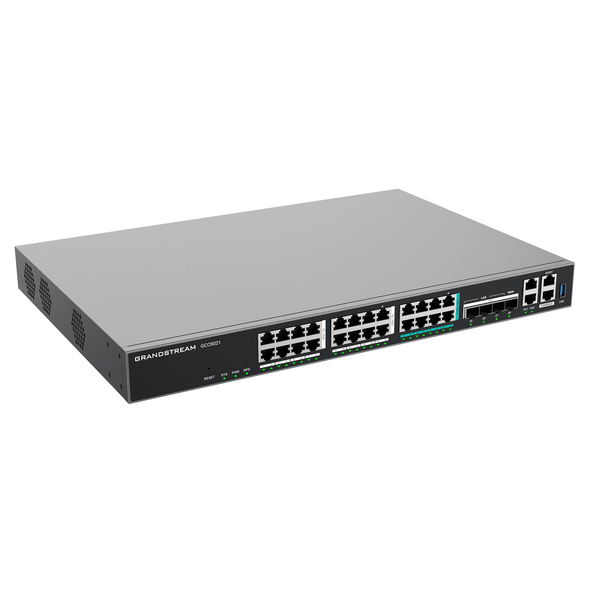 Grandstream GCC6021 Grandstream GCC6021 IPPBX 4xSFP+ 8x2.5 Gigabit 16xGigabit Switch Grandstream GCC6021 Grandstream GCC6021 IPPBX 4xSFP+ 8x2.5 Gigabit 16xGigabit Switch